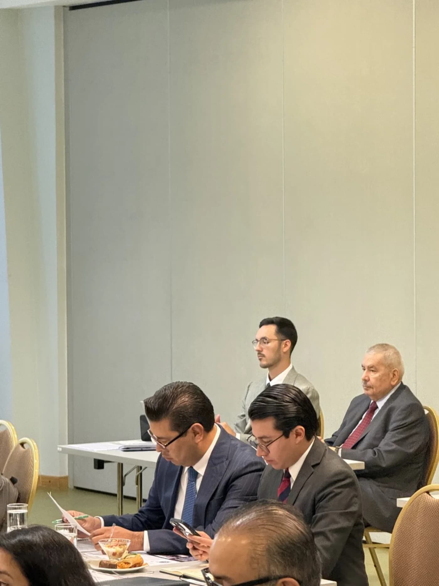 Néstor Camarillo en Panamá — reunión con delegaciones